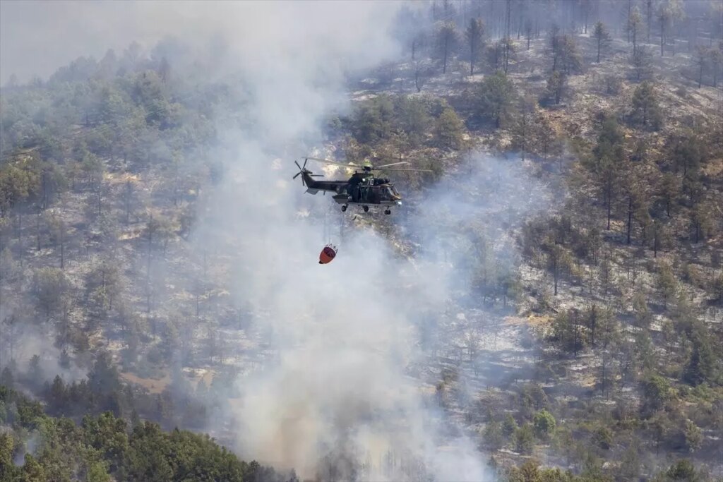 sakar daginda yanginla mucadele devam ediyor XgH4OldB