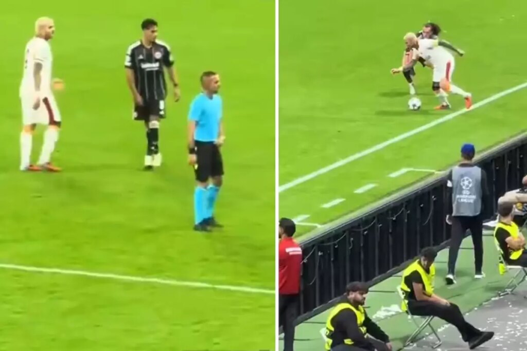 galatasaray taraftarini ikiye bolen goruntu YkhH59Wm