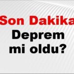 son dakika deprem mi oldu az once deprem nerede oldu istanbul ankara izmir ve il il afad son depremler 18 eylul 2025 GLTFcPQI