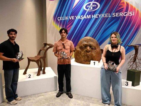 GSF öğrencilerinden Çelik ve Yaşam Heykel Yarışması’nda büyük başarı